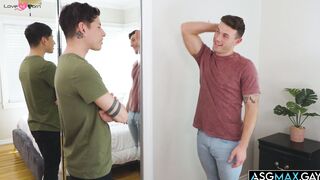 Watch Ryder Owens fucks his new rommate Aiden Garcia