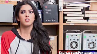 ShopliftersPunished.com - Naughty Latina Sophia Leone banged hard by horny cop for sh