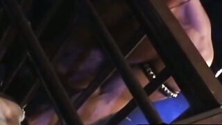 CentralFisting.com - Eric Evan fists jerek's ass through bars