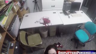 ShopliftersPunished.com - Lily Jordan busted while stealing and fucked as penalty by