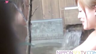 NipponSexTV.com - Voyeur watches Japanese ladies naked in the pool