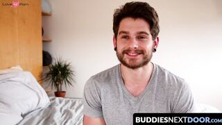 BuddiesNextDoor.com - Matty Strong and Damien Kyle's slow and sensual bareback sessio