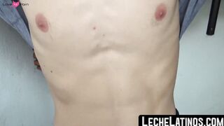 LecheLatinos.com - Straight guy with piercings explores gay sex for the first time