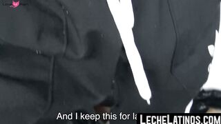 LecheLatinos.com - Straight guy with piercings explores gay sex for the first time