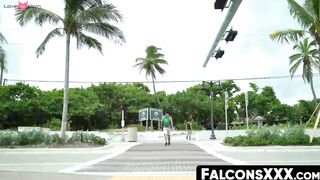 FalconsXXX.com - Muscular stud's ass gets barebacked after his big cock is sucked dry