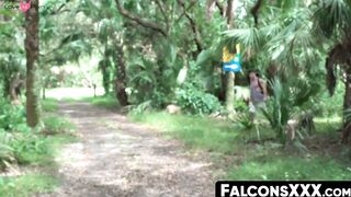 FalconsXXX.com - Muscular stud's ass gets barebacked after his big cock is sucked dry