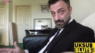 UKSubSluts.com - Skinny babe April Paisley's ass fucking and domination