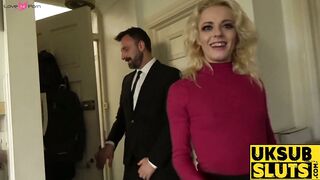 UKSubSluts.com - Skinny babe April Paisley's ass fucking and domination