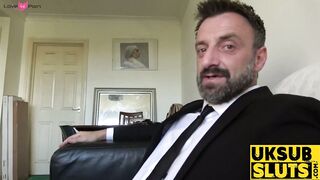 UKSubSluts.com - Skinny babe April Paisley's ass fucking and domination