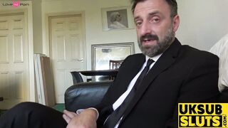 UKSubSluts.com - Skinny babe April Paisley's ass fucking and domination