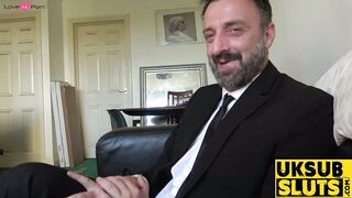 UKSubSluts.com - Skinny babe April Paisley's ass fucking and domination