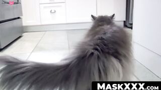 MaskXXX.com - Handsome homo with muscular body engages in solo masturbation