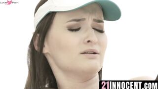 21Innocent.com - Teen cutie's tight little ass stretched by a massive BBC fucking