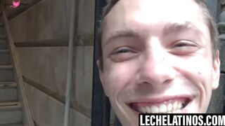 LecheLatinos.com - Sensual guy ass drilled from two strangers