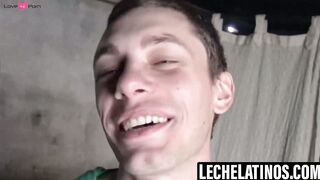 LecheLatinos.com - Sensual guy ass drilled from two strangers