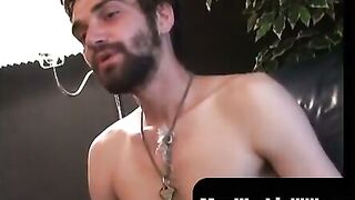 MenWorkinXXX.com - Deviant cock drips cum after an intense solo play
