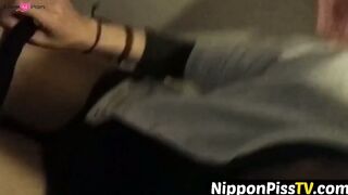 NipponPissTV.com - Young Japanese beauty records herself pissing openly