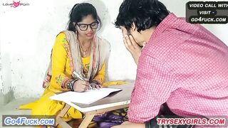 Student Ne tension mein sexy hot teacher ki chudai kari