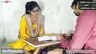 Student Ne tension mein sexy hot teacher ki chudai kari