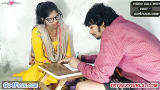 Student Ne tension mein sexy hot teacher ki chudai kari