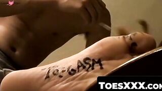ToesXXX.com - Inked studs Axel and Billy da Kidd's foot and dick play