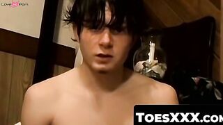 ToesXXX.com - Inked studs Axel and Billy da Kidd's foot and dick play