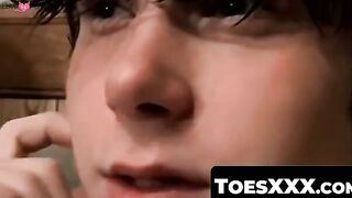 ToesXXX.com - Inked studs Axel and Billy da Kidd's foot and dick play