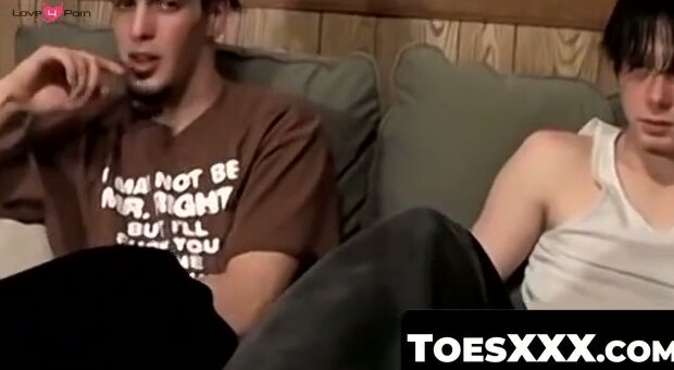 ToesXXX.com - Inked studs Axel and Billy da Kidd's foot and dick play