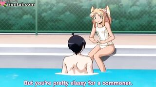 Splendid babe with big tits satisfies horny guy