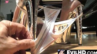 EvilHD.com - Up-close focus on feet and heels from sexy porn stars in action