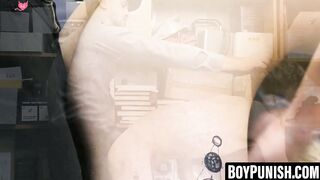 BoyPunish.com - Twink thief lures hunk guard into raw sex trap