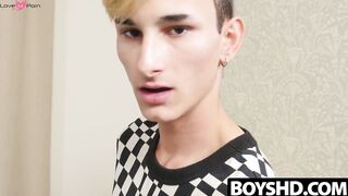 BoysHD.com - Beautiful Tristan Webber shows his wet hole while masturbating