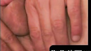 MenWorkinXXX.com - Mature guy wanks off vigorously after a heartfelt talk