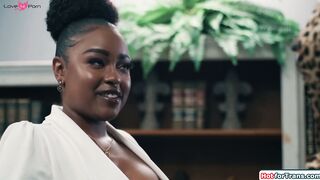 Shemale secretary fucking her lady boss