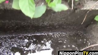 NipponPissTV.com - Japanese cutie fills a cup up with her pee and records it indoors