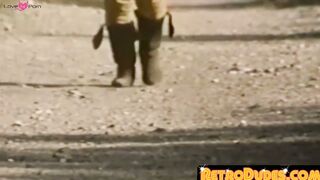 RetroDudes.com - Studs enjoy cock sucking and bare banging by the river