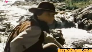 RetroDudes.com - Studs enjoy cock sucking and bare banging by the river