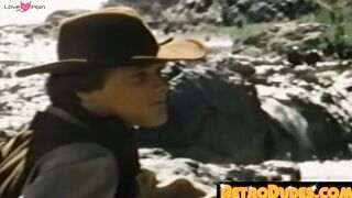 RetroDudes.com - Studs enjoy cock sucking and bare banging by the river