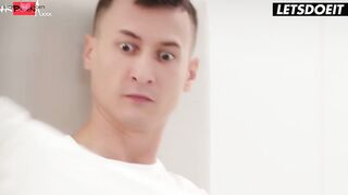 CumGuzzling Bae Gets Ruined by Enormous Dong inside Insatiable Sex Frenzy