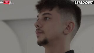 Romanian Sexy Ema Karter Ejaculates Rough on Booty Cheeks After Getting Stuffed by a Monster Penis