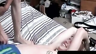 ToesXXX.com - Pale twink lovers Ian and Elijah's BDSM tickle play and anal