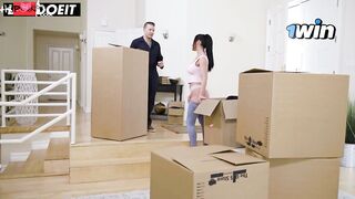 Delivery Bro Dresses to Impress, But Nude Ex-Wife Takes Him for a Wild Rides