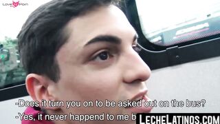 LecheLatinos.com - Cash turns this straight Latino into a willing gay dick sucker