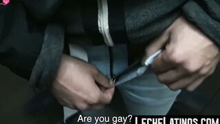 LecheLatinos.com - Straight latino dude takes money and turns gay instantly