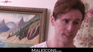 MaleIcons.com - Daddy's big dick fucking a horny college twink's tight hole