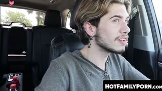 HotFamilyPorn.com - Muscular stepdad Michael Roman feeds stepson Ryan Kneeds his mass