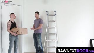 RawNextDoor.com - Tight bottom Roman Todd destroyed by ripped jock Zak Bishop with a
