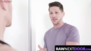 RawNextDoor.com - Tight bottom Roman Todd destroyed by ripped jock Zak Bishop with a