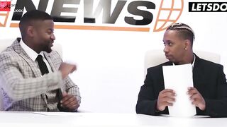 Stormy Night Turns inside a Screaming Orgasm Weather Bae Gets Hammered by big black cock into Live Broadcast