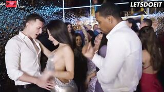 Martinas Filthy Dance Triple Threat Tease inside the City